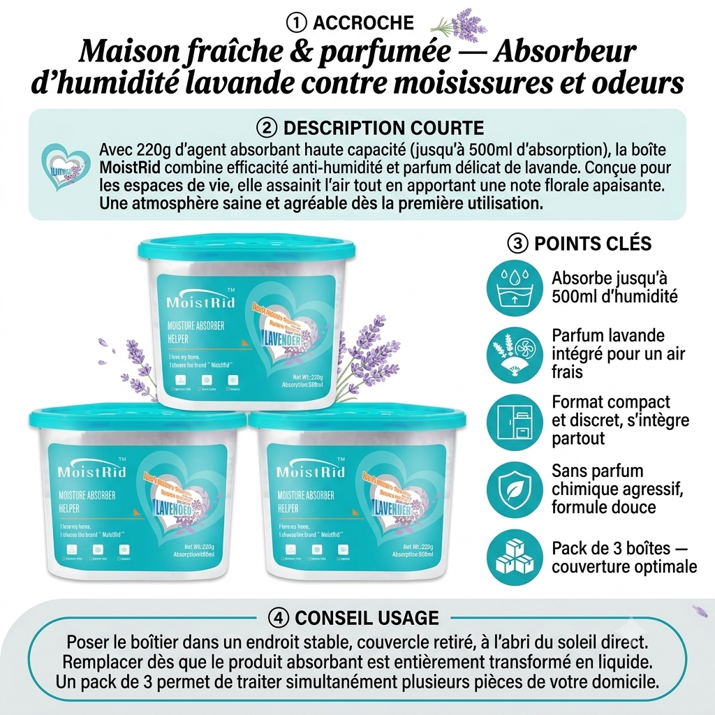 MoistRid Absorbeur d'Humidité